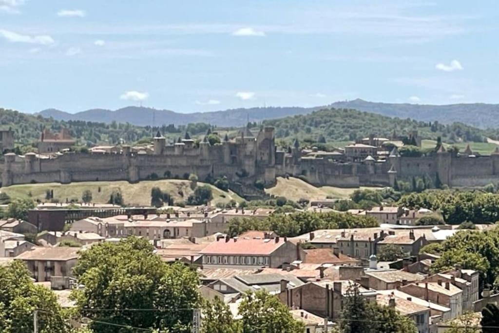 Le Panoramique - Sublime Vue Sur La Cite Lägenhet Carcassonne Exteriör bild